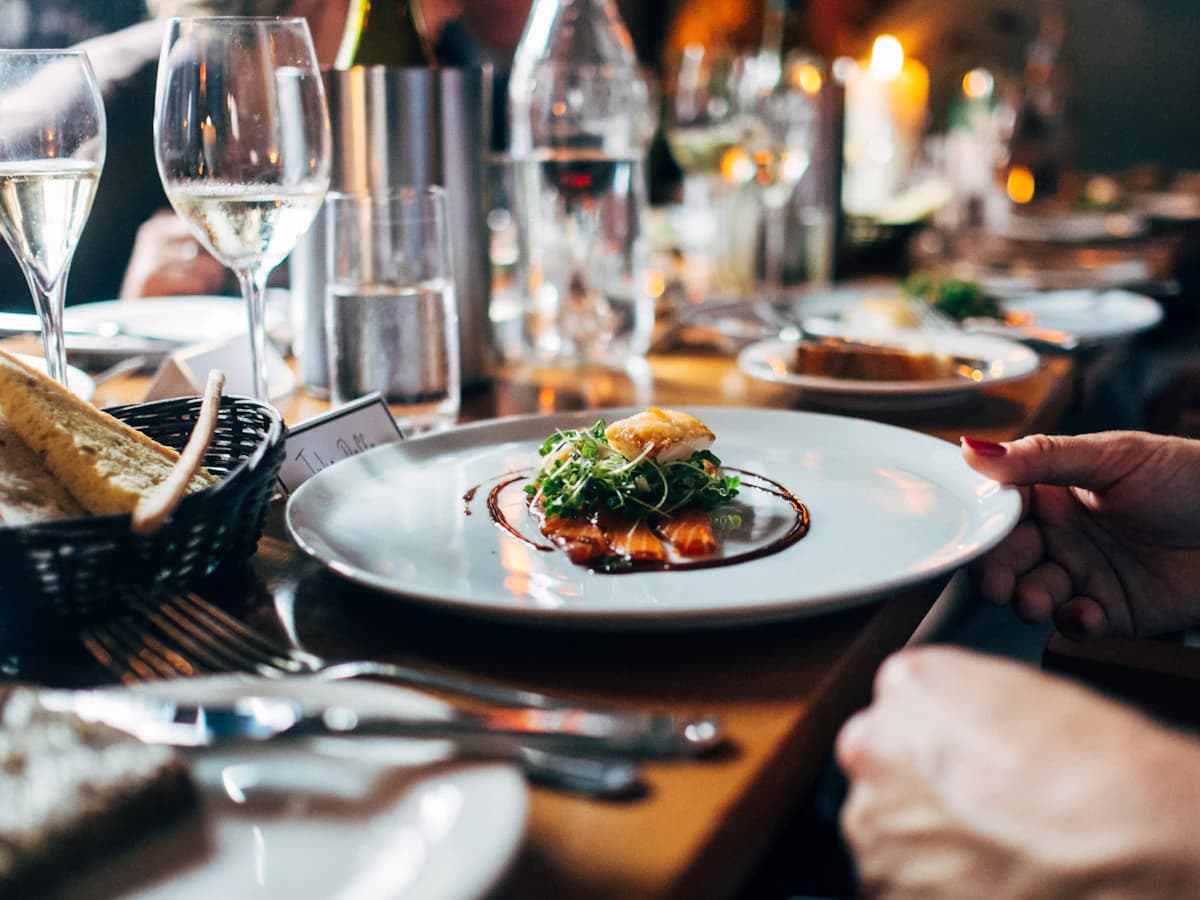 Restaurant, hero background