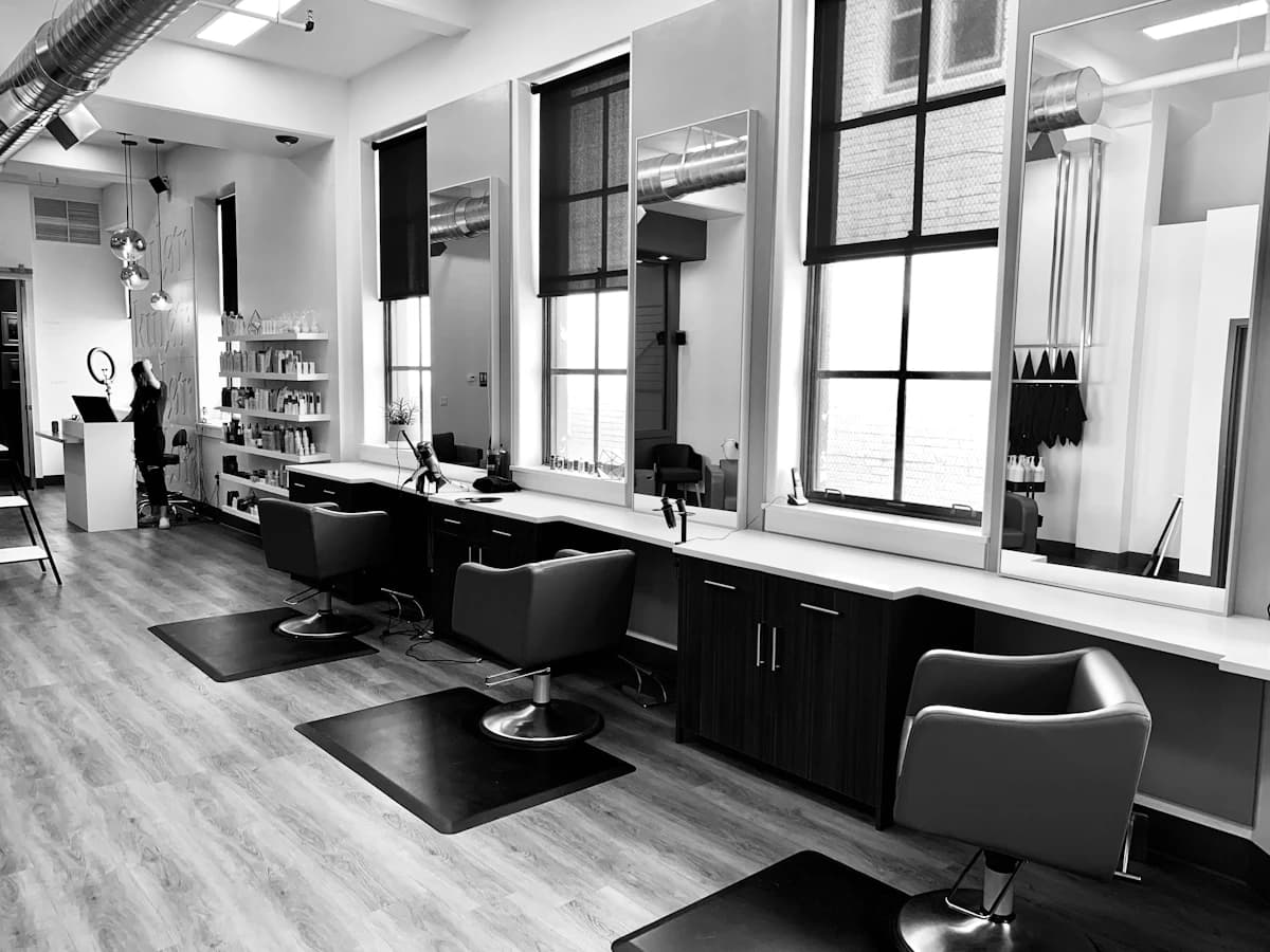 Hair salon, hero background